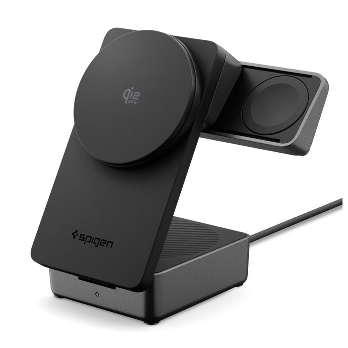 Spigen Essential Qi2.2 25W 3in1 MagSafe Magnetic Wireless Charger - Black