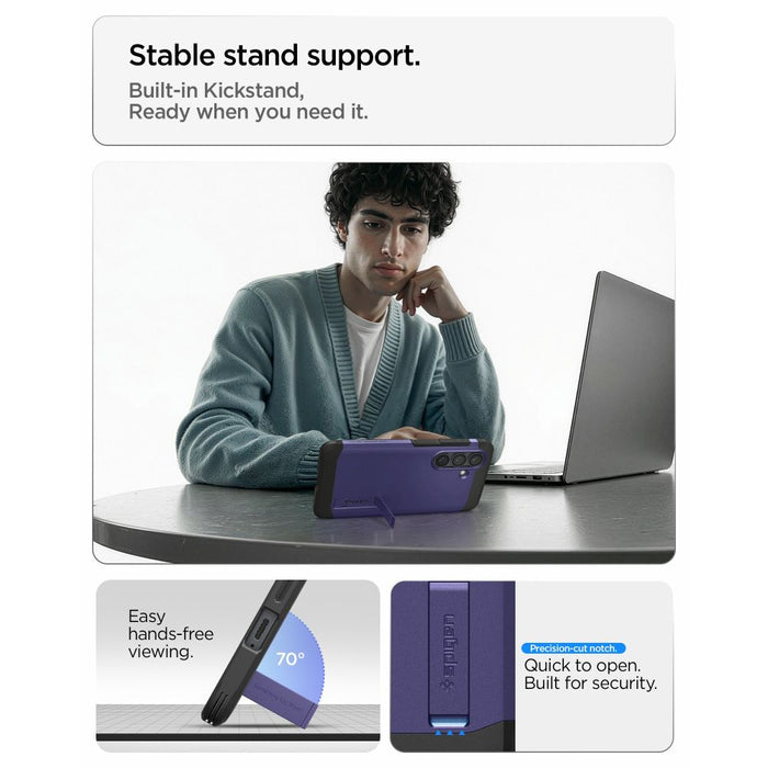 Spigen Tough Armor Mag MagSafe Case for Samsung Galaxy S26 - Purple