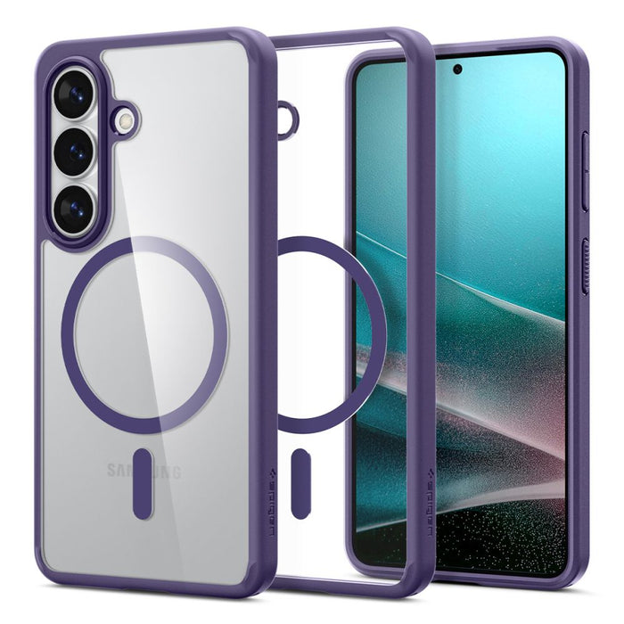 Spigen Ultra Hybrid Mag MagSafe Case for Samsung Galaxy S26 - Clear Purple