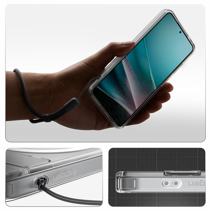 Spigen Ultra Hybrid S Mag MagSafe Case for Samsung Galaxy S26 - Clear and White