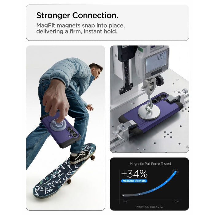 Spigen Tough Armor Mag MagSafe Case for Samsung Galaxy S26+ - Purple