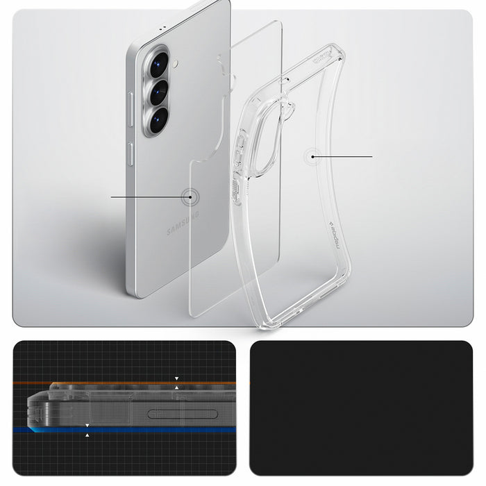 Spigen Ultra Hybrid Case for Samsung Galaxy S26+ - Transparent