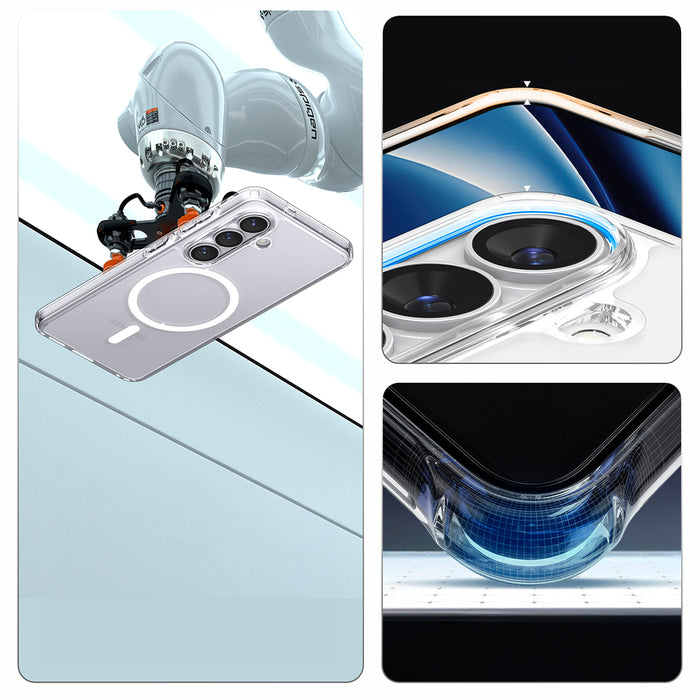 Spigen Ultra Hybrid Mag MagSafe Case for Samsung Galaxy S26+ - Clear and White