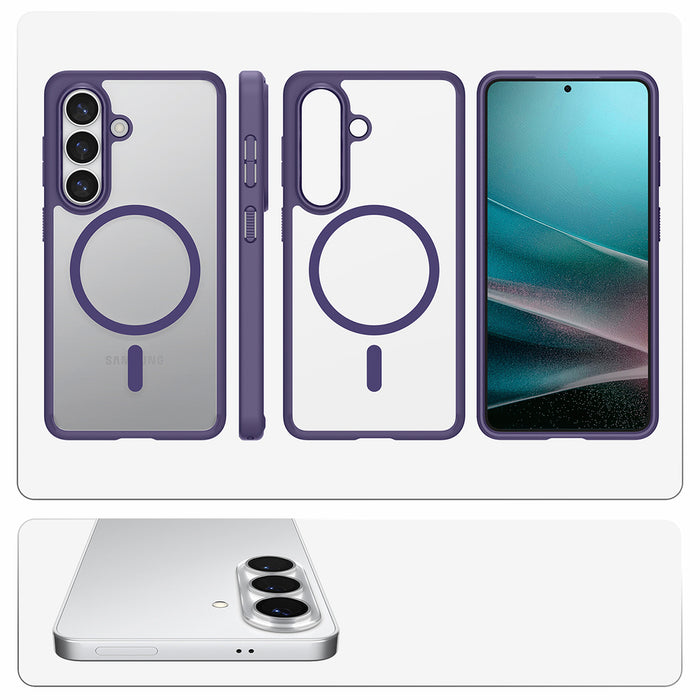 Spigen Ultra Hybrid Mag MagSafe Case for Samsung Galaxy S26+ - Clear Navy Blue
