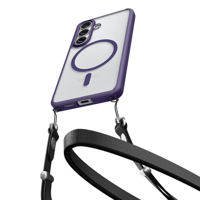 Spigen Ultra Hybrid Mag MagSafe Case for Samsung Galaxy S26+ - Clear Navy Blue