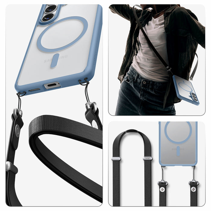 Spigen Ultra Hybrid Mag MagSafe Case for Samsung Galaxy S26+ - Clear Blue