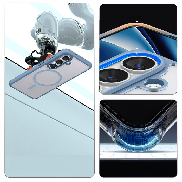 Spigen Ultra Hybrid Mag MagSafe Case for Samsung Galaxy S26+ - Clear Blue