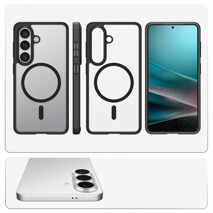 Spigen Ultra Hybrid Mag MagSafe Case for Samsung Galaxy S26+ - Clear Black