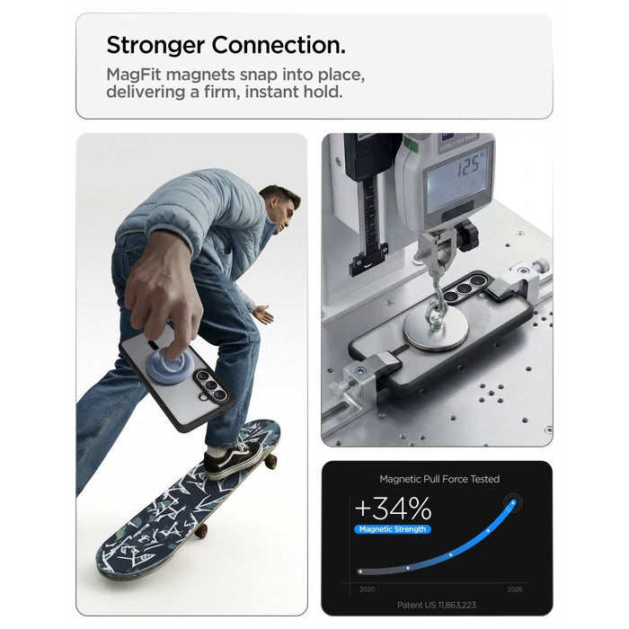 Spigen Ultra Hybrid Mag MagSafe Case for Samsung Galaxy S26+ - Clear Black