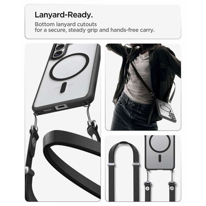 Spigen Ultra Hybrid Mag MagSafe Case for Samsung Galaxy S26+ - Clear Black