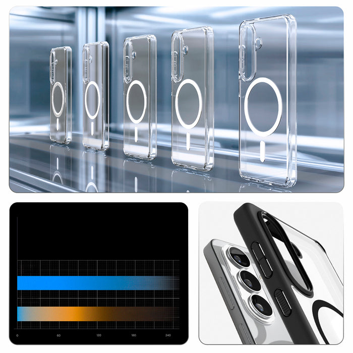 Spigen Ultra Hybrid Mag MagSafe Case for Samsung Galaxy S26+ - Clear Black