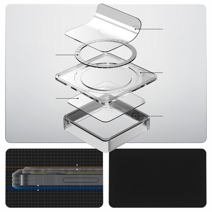 Spigen Ultra Hybrid Mag MagSafe Case for Samsung Galaxy S26+ Neo One - Transparent