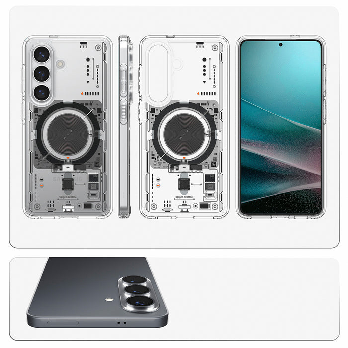Spigen Ultra Hybrid Mag MagSafe Case for Samsung Galaxy S26+ Neo One - Transparent