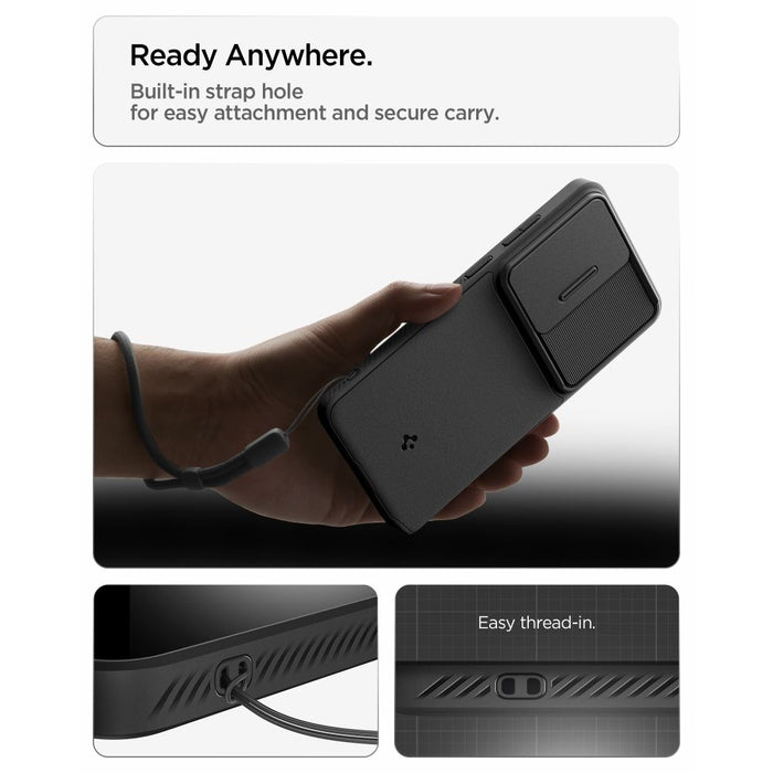 Spigen Optik Armor Case for Samsung Galaxy S26 Ultra - Black