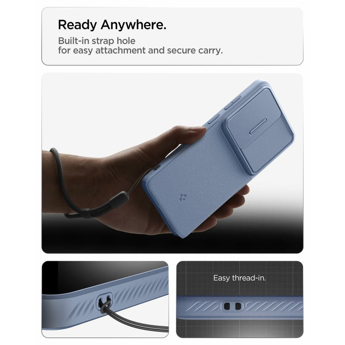 Spigen Optik Armor Case for Samsung Galaxy S26 Ultra - Blue