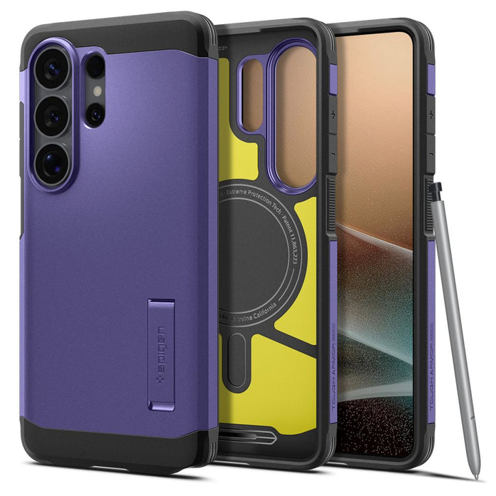 Spigen Tough Armor Mag MagSafe Case for Samsung Galaxy S26 Ultra - Purple