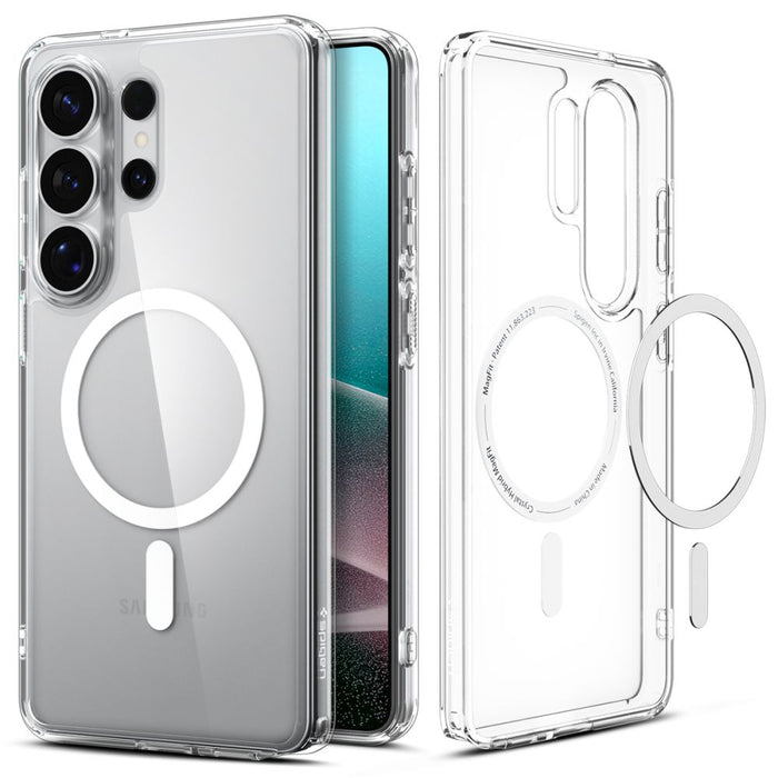 Spigen Ultra Hybrid Mag MagSafe Case for Samsung Galaxy S26 Ultra - Clear and White