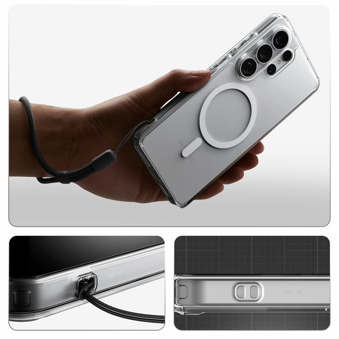 Spigen Ultra Hybrid Mag MagSafe Case for Samsung Galaxy S26 Ultra - Clear and White
