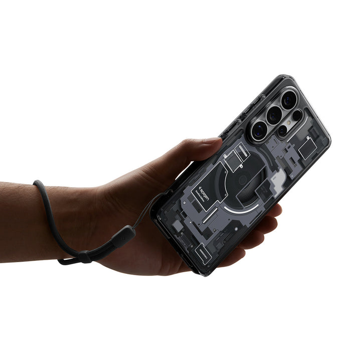 Spigen Ultra Hybrid Mag MagSafe Case for Samsung Galaxy S26 Ultra Zero One - Clear Black