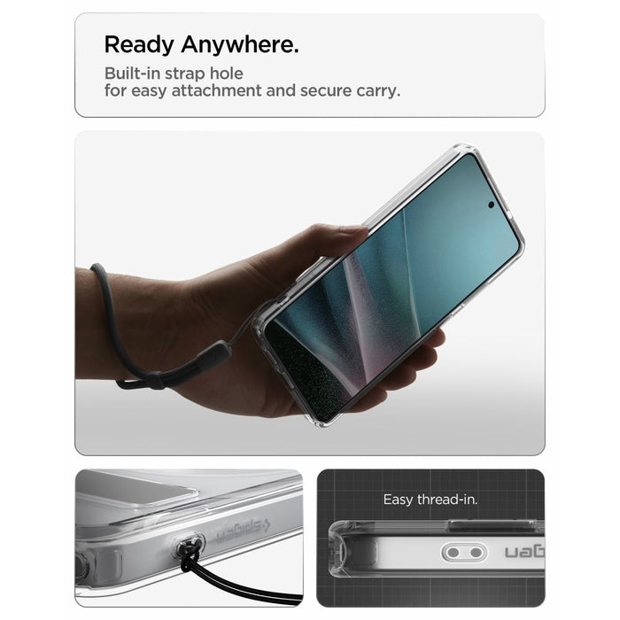 Spigen Ultra Hybrid S Mag MagSafe Case for Samsung Galaxy S26 Ultra - Clear and White