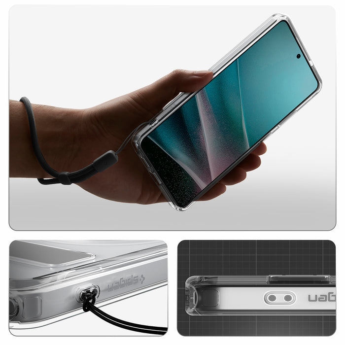 Spigen Ultra Hybrid S Mag MagSafe Case for Samsung Galaxy S26 Ultra - Clear and White
