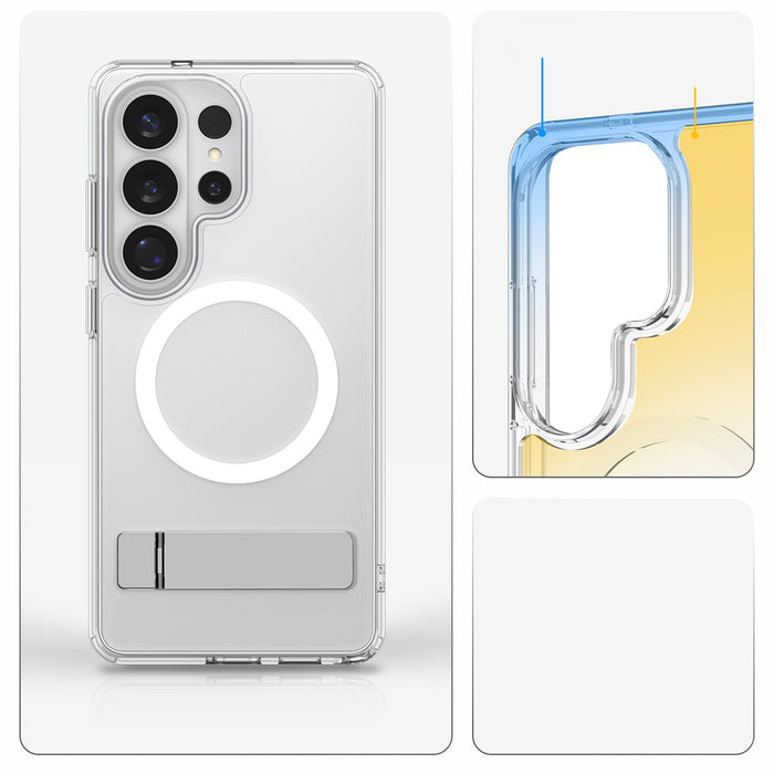 Spigen Ultra Hybrid S Mag MagSafe Case for Samsung Galaxy S26 Ultra - Clear and White