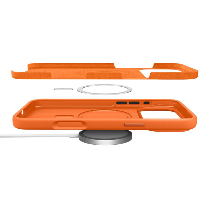 Spigen Silicone Fit Mag MagSafe Case for iPhone 17 Pro Max - Orange