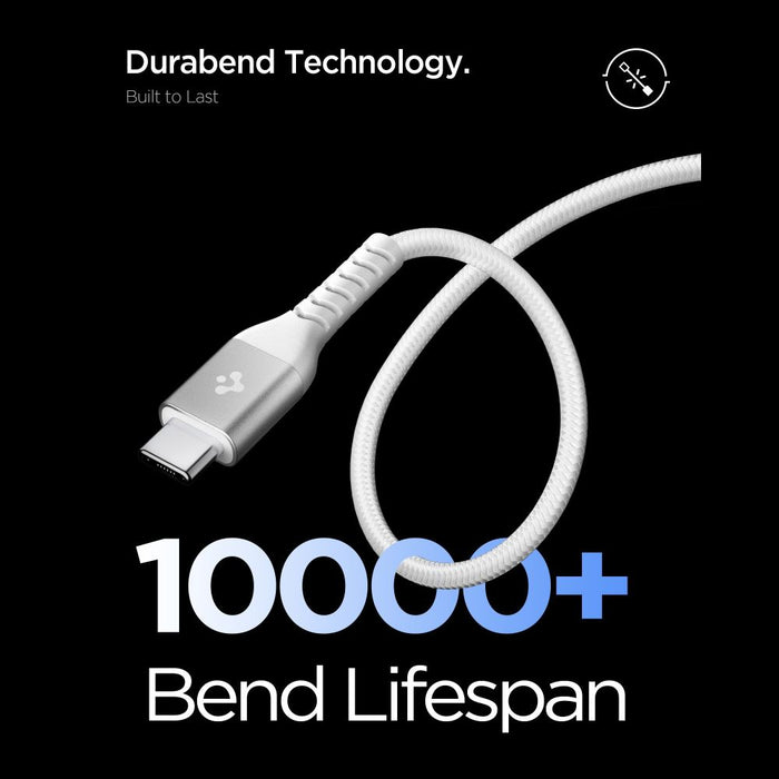 Spigen EB10010CCA Essential USB-C / USB-C 100W 100CM Cable - White