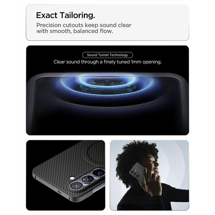Spigen AirSkin Aramid Mag MagSafe Case for Samsung Galaxy S26 - Black
