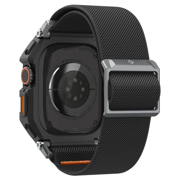 Spigen Lite Fit Pro Strap + Tempered Glass Screen Protector for Apple Watch Ultra 49mm - Black