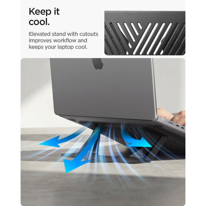 Spigen SlimFold LD201-S6 Laptop Stand - Gray