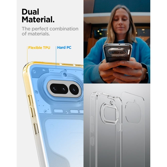 Spigen Ultra Hybrid Case for Nothing Phone 4A - Transparent