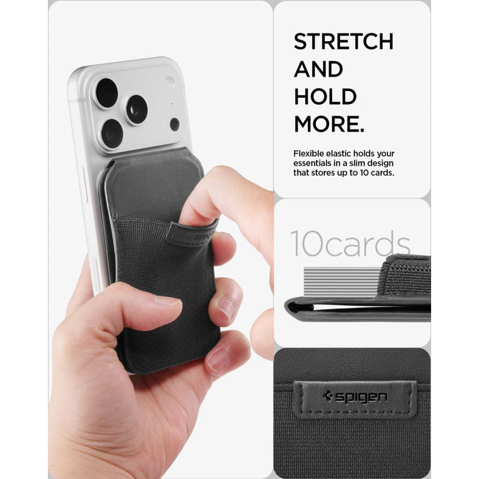 Spigen Slim Fold S314-4 MagSafe Phone Wallet - Black