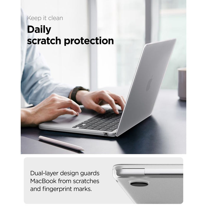 Spigen AirSkin Case for MacBook Air 13" 2023/2024/2025/2026 - Transparent