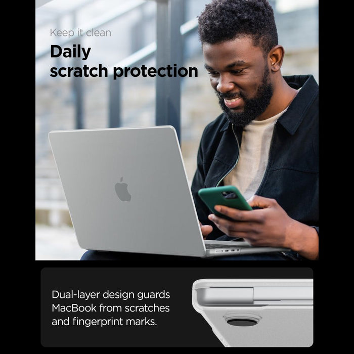 Spigen AirSkin Case for MacBook Pro 14" 2021 / 2023 / 2024 / 2025 / 2026 - Transparent Matte