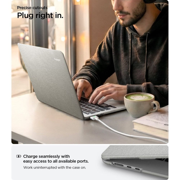 Spigen Urban Fit Case for MacBook Air 13" 2023 / 2024 / 2025 2026 - Gray