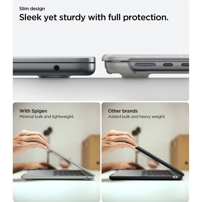 Spigen Urban Fit Case for MacBook Air 13" 2023 / 2024 / 2025 2026 - Gray
