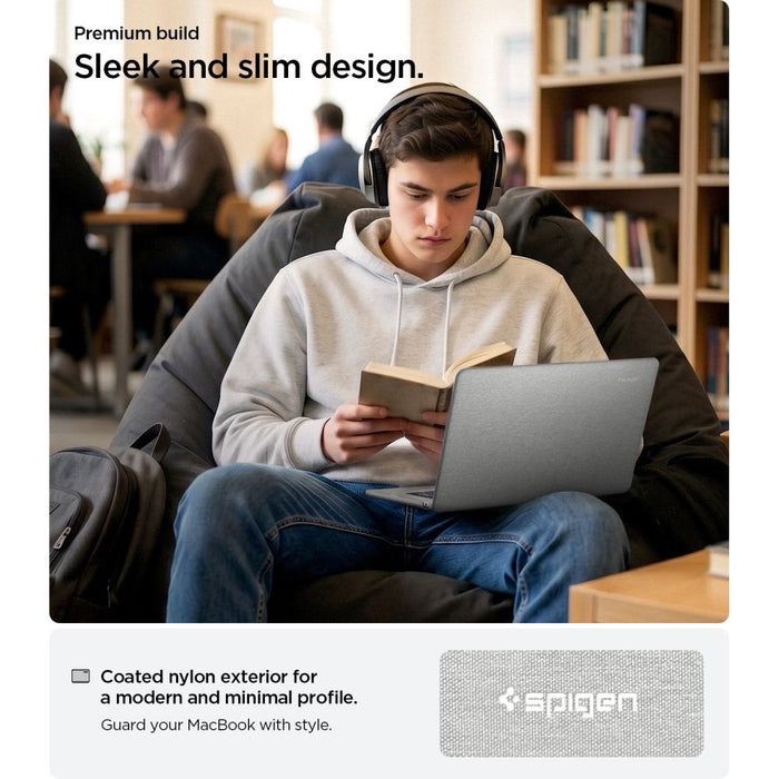 Spigen Urban Fit Case for MacBook Air 13" 2023 / 2024 / 2025 2026 - Gray