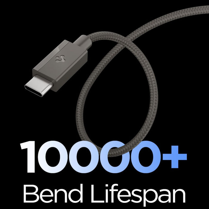 Spigen Essential EB6015CC USB-C Cable 60W 150 cm - Dark Gray