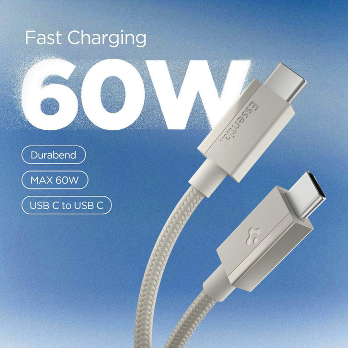 Spigen Essential EB6015CC USB-C Cable 60W 150 cm - Titanium