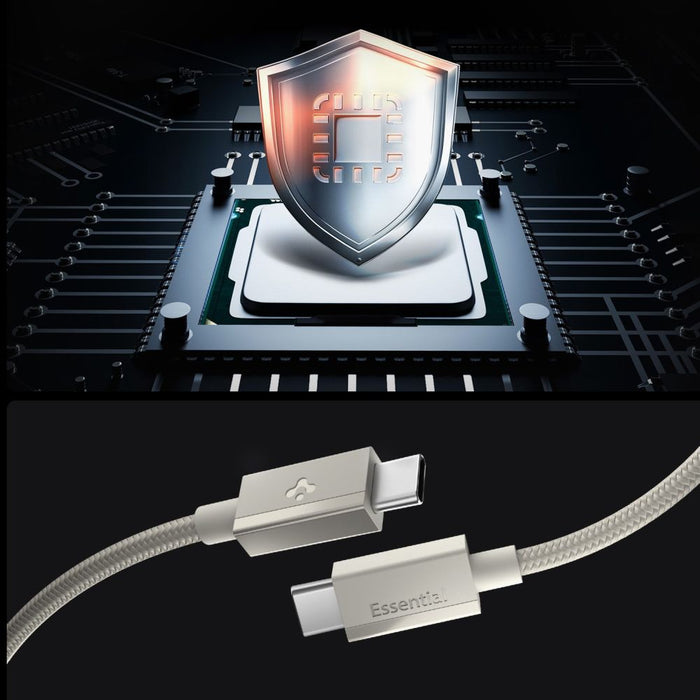 Spigen Essential EB6015CC USB-C Cable 60W 150 cm - Titanium