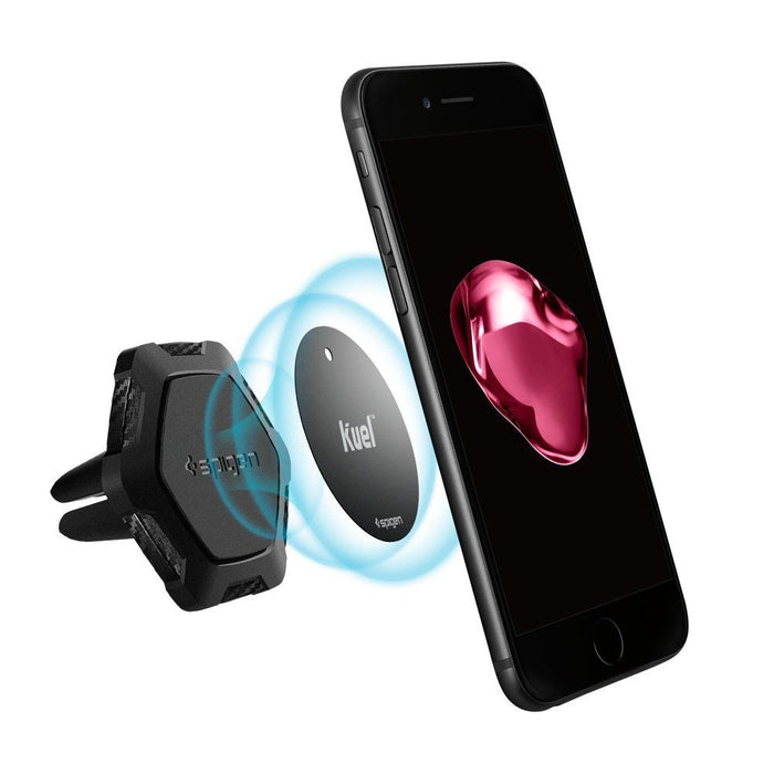 Spigen QS11 Magnetic Car Air Vent Phone Holder - Black