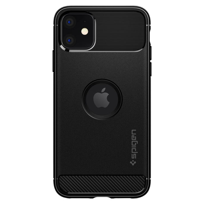 Spigen Rugged Armor iPhone 11 Case - Matte Black