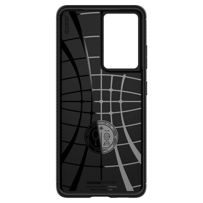 Spigen Rugged Armor Case for Samsung Galaxy S21 Ultra - Matte Black