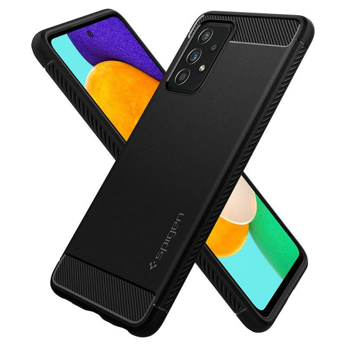 Spigen Rugged Armor Case for Samsung Galaxy A52 / A52S - Matte Black