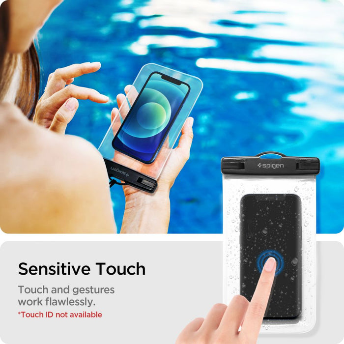 Spigen Spigen Aqua Shield A601 case waterproof IPX8 - transparent 2 pcs.