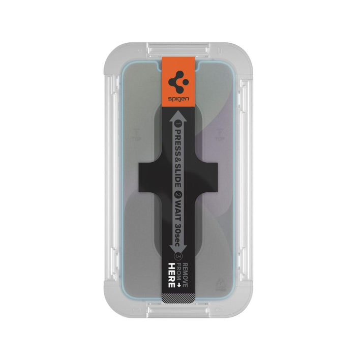 Spigen Glas.tR EZ Fit Tempered Glass for iPhone 13 / 13 Pro / 14 / 16e / 17e