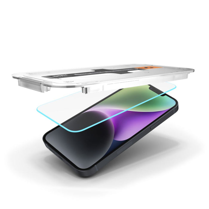 Spigen Glas.tR EZ Fit Tempered Glass for iPhone 13 / 13 Pro / 14 / 16e / 17e