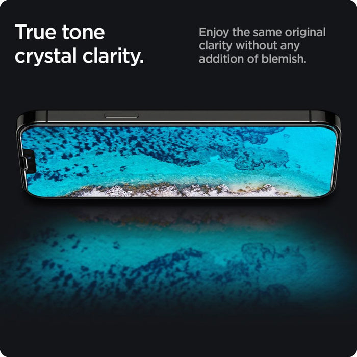 Spigen Glas.tR Slim Privacy Tempered Glass for iPhone 13 / 13 Pro / 14 / 16e / 17e