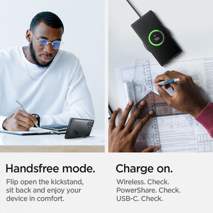 Spigen Tough Armor Case for Samsung Galaxy S22 Ultra - Black